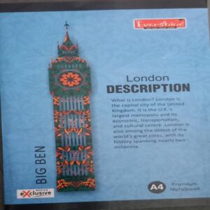 A4 NOTEBOOK EVERSHINE 3 IN 1 MRP 100 (200 PAGES)