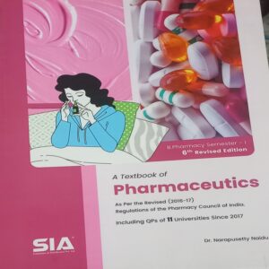PHARMACEUTICS 1ST SEM SIA