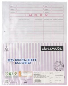 CLASSMATE ASSIGNMENT SHEET 1 SIDE RS 30