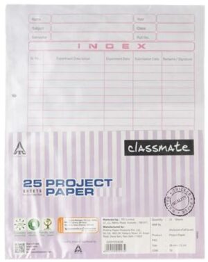CLASSMATE ASSIGNMENT SHEET 1 SIDE RS 30