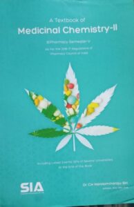 5TH SEM SIA MEDICINAL CHEMISTRY -2 MRP RS 299