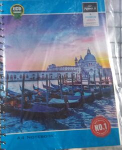 RAMJI SPIRAL A4 NOTEBOOK PLAIN RS 150