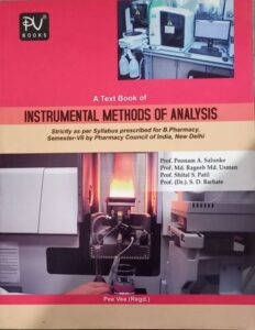INSTRUMENTAL METHODS OF ANALYSIS 7TH SEM PEE VEE