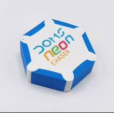 DOMS NEON HEXA ERASER RS 5 (RACK G2J4)