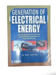 GENERATION OF ELECTRICAL ENERGY BR GUPTA (RACK B4)