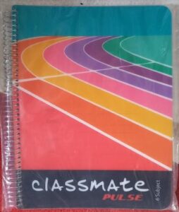 __CLASSMATE SPIRAL NOTEBOOK PULSE RULLED RS 170