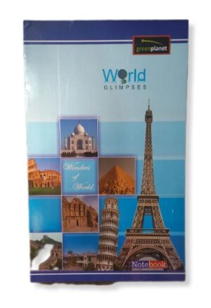 LONG NOTEBOOK GREEN PLANET MRP 40