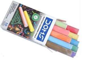 DOMS COLORED CHALK RS 25 (RACK G2F4)
