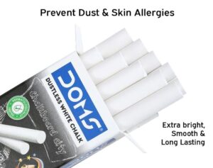 DOMS WHITE CHALK RS 20 (RACK G2F4)