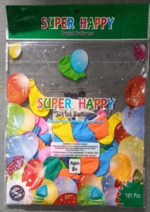 MIX BALOON (100 PCS )PKT RS 75 (BOX NO 4)