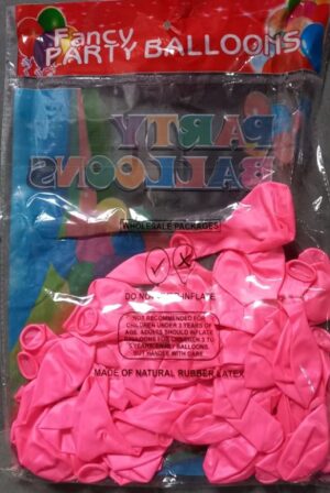 PINK METALLIC BALLOONS PKT MRP 100 (BOX NO 6)