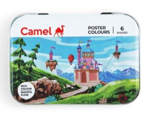 CAMEL POSTER COLOR 6 SHADES MRP 100(RACK G2I3)