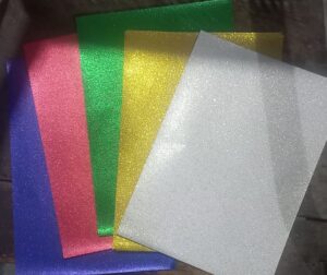 GLITTER SHEETS THIN WITH GUM NEELGAGAN MRP 200 (RACK G2I3)