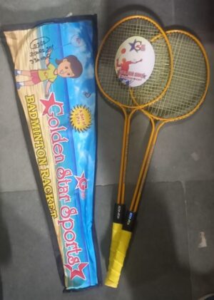 BADMINTONGOLDEN STAR SET OF 2 MRP 250