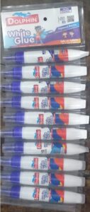DOLPHIN WHITE GLUE (MRP 7) 10 GRAM RACK G2H1