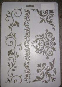 DESIGN STENCIL THIN PLASTIC RS 40 (BOX 10)
