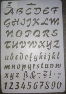 DESIGN STENCIL ABC MRP 40 (BOX 10)