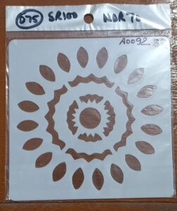 STENCIL 13 X 13 CM DESIGN 4 MRP 50 (BOX 10)