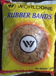 WORLDONE RUBBERBAND 15 MM (500 GRAM ) MRP 400 (RACK G2I3)