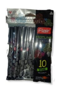 FLAIR HOTLINE FINE LINER PEN BLACK MRP 10 (RACK G2A2)