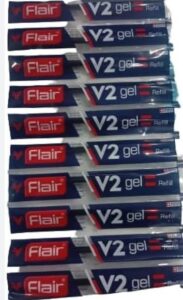 V2 GEL REFILL BLACK RS 10 (REFILL BOX S4)