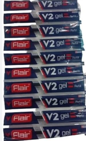 V2 GEL REFILL BLACK RS 10 (REFILL BOX S4)