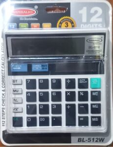 BAMBILIO CALCULATOR BL-512W MRP399 (RACK G2J3)