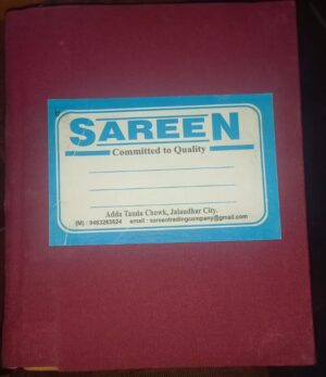 LEDGER SAREEN COPY SIZE NO.2 MRP 350(RACK G3M4)