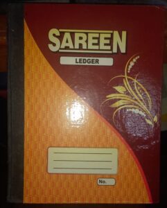 LEDGER COPY SIZE SAREEN 1 NO O/B MRP 90 (RACK G3M4)
