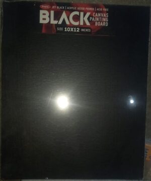ANUPAM JET BLACK CANVAS 10 X 12 INCHES MRP125 (RACK G2I4)