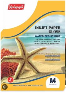 NEELGAGAN PHOTO PAPER 210 GSM (50 SHEETS) MRP 314 (RACKG2H3)