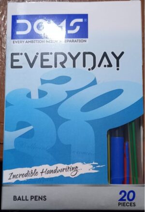 DOMS EVERYDAY BALL PEN PKT MRP RS 80 (RACK G2J2)