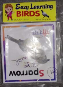 ////FLASH CARDS BIRDS MRP RS 125 (BOX-1)