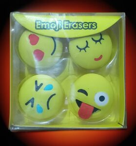 SMILEY ERASER SET RS 60 (BOX -1)