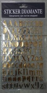 GOLDEN ABC STICKER MRP RS 50 (BOX 3)