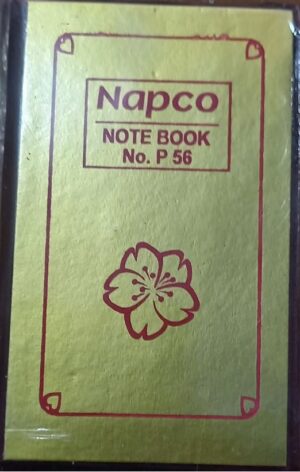NAPCO POCKET NOTEBOOK P 56 RS 15(RACK G2K3)