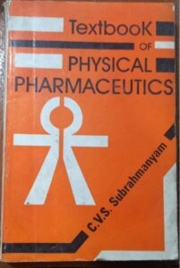 TEXTBOOK OF PHYSICAL PHARMACEUTICS CVS SUBRAMANYAM 2ND HAND MRP 240