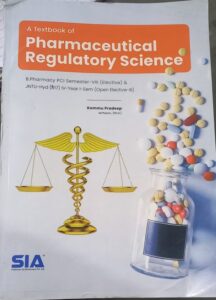 8TH SEM SIA PHARMACEUTICAL REGULATORY SCIENCE MRP RS 189