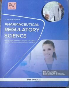 8TH SEM PEE VEE PHARMACEUTICAL REGULATORY SCIENCE RS 295