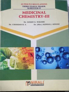 6TH SEM NIRALI MEDICINAL CHEMISTRY -3 MRP RS300
