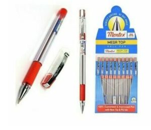 MONTEX MEGA TOP RED BALL PEN MRP RS 10 (RACK G2G2)