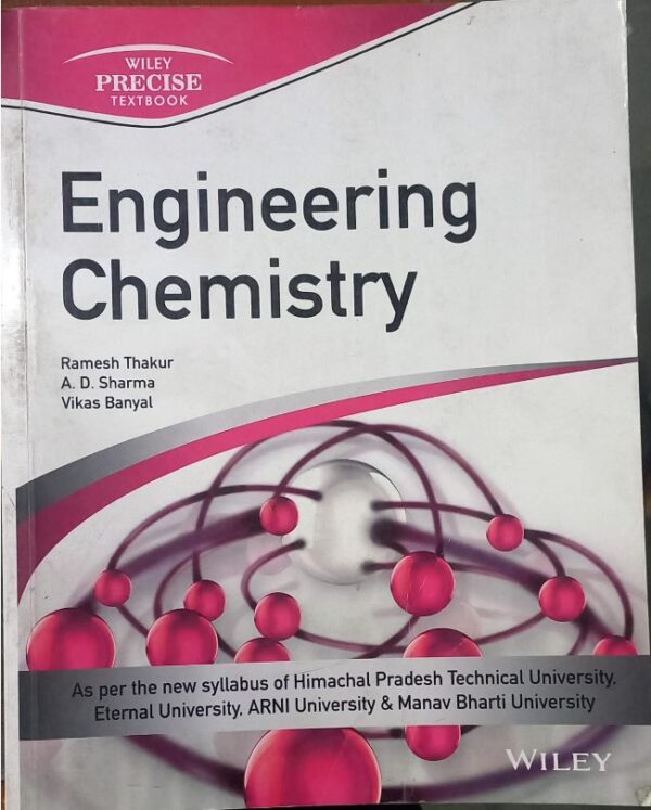 ENGINEERING CHEMISTRY (WILEY) 2ND HAND RACK A2