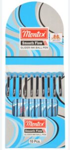 MONTEX SMOOTH FLOW BALL PEN MRP RS 10 (RACK G2G3)