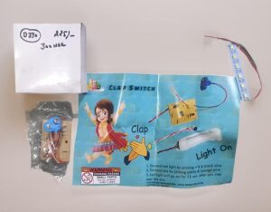 DO IY YOURSELF CLAP SWITCH MODEL MRP RS 225 (RACK G3K3) BOX -1
