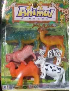 ANIMAL KINGDOM SET 6 PCS MRP RS 150 (PLASTIC BOX-1)