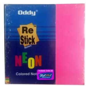 ODDY STICKY NOTES 3 X 3 NEON MIX MRP RS 70 (RACK G2J2)