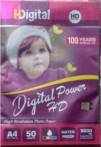 HD DIGITAL PHOTO PAPER 264 GSM PKT MRP RS 575(RACK G2H3)