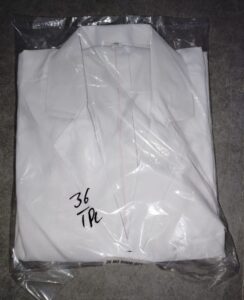 __LAB COAT 36 NO. GOOD QUALITY MRP RS 450 (RACK G2M2)