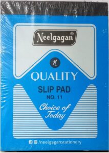 NEELGAGAN SLIP PAD NO. 11 (THICK) PLAIN MRP RS 28 (RACK G2L3)
