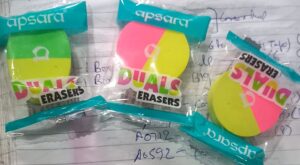 APSARA DUAL ERASERS MRP RS 5 (RACK G2J4)